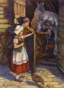 Evangeline i Gabriel w kuźni