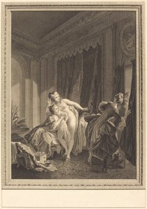 Wieczór autorstwa Emmanuel Jean Nepomucène de Ghendt after Pierre Antoine Baudouin