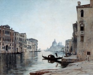 Gondola na Canale Grande, 1892. autorstwa Emmanuel Lansyer