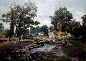 Pralnia Coataner rano, 1883 autorstwa Emmanuel Lansyer