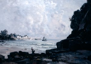 Port w Douarnenez, 1884 r.