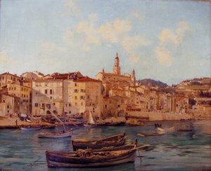 Port w Mentonie 1891 (obraz)