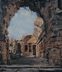 Świątynia Diany, Nîmes autorstwa Emmanuel Lansyer