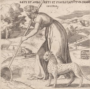 Uwięzienie, ca. 1545-50. autorstwa Enea Vico