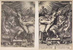 Mars i Wenus, 1543. autorstwa Enea Vico