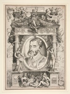 Portret Karola V autorstwa Enea Vico