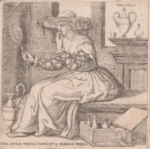 Próżność, 1545-50. autorstwa Enea Vico