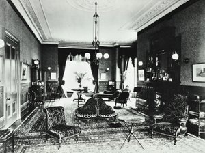 18 Addison Road: salon, 1890 autorstwa English Photographer
