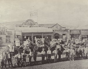 Pociąg na wielbłądach, Coolgardie, Zachodnia Australia autorstwa English Photographer