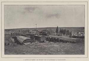 Stolica na kółkach, pan Krugers, siedziba rządu w Machadodorp autorstwa English Photographer