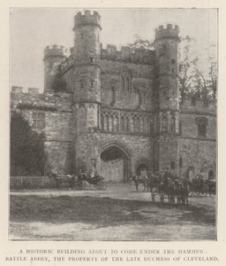 Historyczny budynek, który wkrótce przejdzie pod Hammer, Battle Abbey, własność zmarłej księżnej Cleveland autorstwa English Photographer