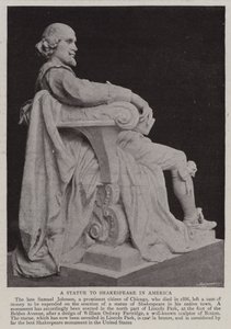 Statua Szekspira w Ameryce autorstwa English Photographer
