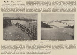 Triumf inżynierii, nowy most nad Niagara autorstwa English Photographer