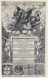 A de Sousa de Macedo, Lusitania liberata, R Heron 1645 (zdjęcie czarno-białe) autorstwa English Photographer