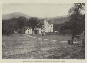Zamek Abergeldie, Aberdeenshire, siedziba pana Hugh Mackay Gordona