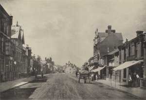 Aldeburgh, High Street (zdjęcie czarno-białe) autorstwa English Photographer
