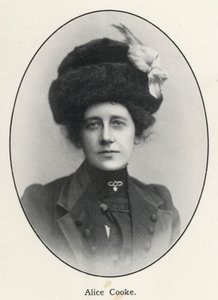 Alice Cooke (zdjęcie czarno-białe) autorstwa English Photographer