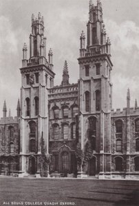 All Souls College Quadrangle Oxford autorstwa English Photographer