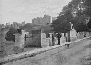 Alnwick, Most Lwa i Zamek autorstwa English Photographer