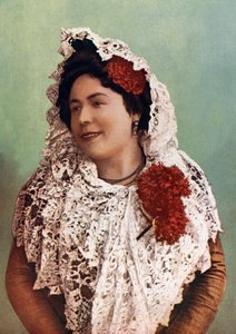 Andaluzyjska kobieta (zdjęcie kolorowe) autorstwa English Photographer