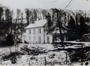 Asham House koło Beddingham w East Sussex autorstwa English Photographer