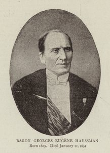Baron Georges Eugeniusz Haussmann autorstwa English Photographer