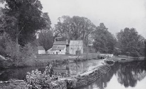 Bathampton, Weir (zdjęcie czarno-białe) autorstwa English Photographer