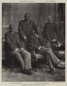 Bechuana Chiefs, teraz odwiedza Londyn autorstwa English Photographer