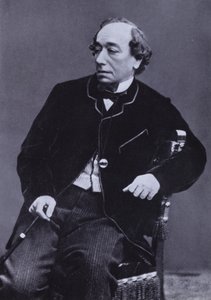 Benjamin Disraeli, hrabia Beaconsfield, brytyjski konserwatywny polityk i premier autorstwa English Photographer