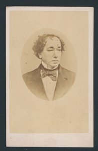 Benjamin Disraeli, wizytówka autorstwa English Photographer