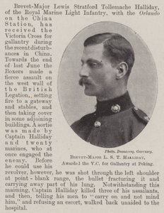 Brevet-Major L S T Halliday, odznaczony VC za galanterię w Pekinie autorstwa English Photographer