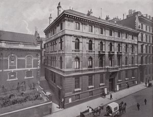 Dom Brytyjskiego i Zagranicznego Towarzystwa Biblijnego, Queen Victoria Street autorstwa English Photographer