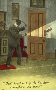 Włamywacz przyłapany na gorącym uczynku (kolorowe zdjęcie) autorstwa English Photographer