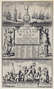 C Saxton, Shires of England, G Willdey autorstwa English Photographer