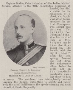 Kapitan Dudley C Johnston (Indyjska Służba Medyczna), zamordowany przez Ghazi w Loralai autorstwa English Photographer