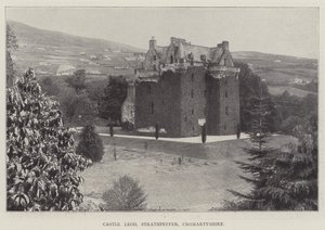 Zamek Leod, Strathpeffer, Cromartyshire autorstwa English Photographer