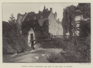 Zamek Cawdor, Nairnshire, siedziba hrabiego Cawdor autorstwa English Photographer