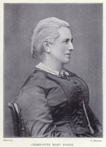 Charlotte Mary Yonge (zdjęcie czarno-białe) autorstwa English Photographer