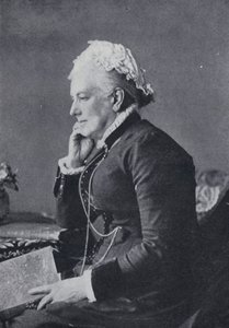 Charlotte Mary Yonge (zdjęcie czarno-białe) autorstwa English Photographer
