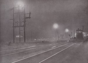 Clapham Junction w nocy autorstwa English Photographer