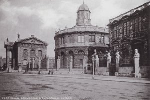 Clarendon, Ashmodean i Sheldonian, Oxford autorstwa English Photographer