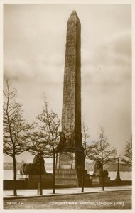 Cleopatras Needle, Thames Embankment, Londyn autorstwa English Photographer