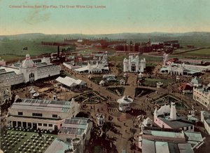 Sekcja kolonialna z Flip-Flap, The Great White City, Londyn autorstwa English Photographer