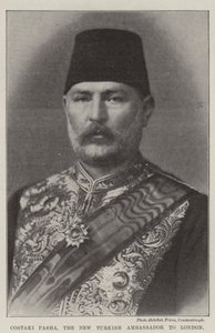 Costaki Pasha, nowy ambasador Turcji w Londynie autorstwa English Photographer