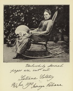 Hrabina Tatiana Tołstoi autorstwa English Photographer