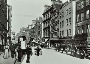 Crosby Hall, Bishopsgate: strona wschodnia, Londyn, 1890 autorstwa English Photographer