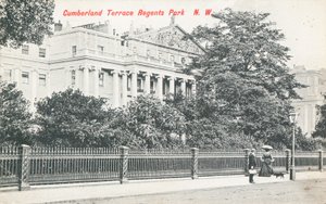 Taras Cumberland w Regents Park autorstwa English Photographer