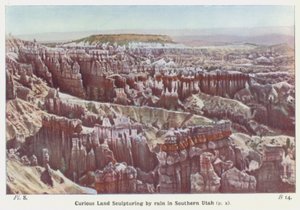 Rzeźba Ciekawej Krainy przez deszcz w południowym Utah autorstwa English Photographer