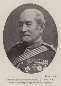 Zastępca inspektora generalnego J Jee, VC, nowy honorowy chirurg królowej autorstwa English Photographer