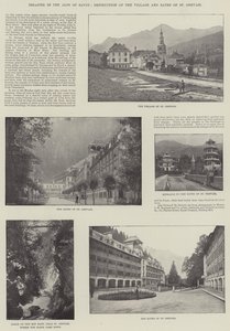 Katastrofa w Alpach Sabaudii, zniszczenie wioski i łaźni St Gervais